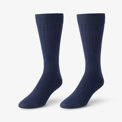 Merino Wool Dress Socks Navy