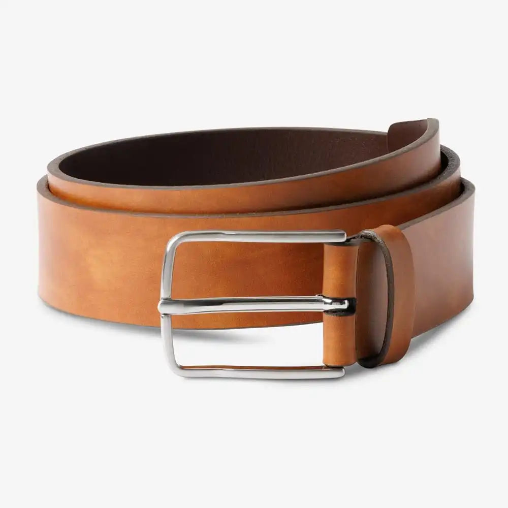 Broadway Avenue Dress Casual Belt Walnut Leather