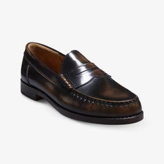 Newman Penny Loafer Antique Bronze Leather