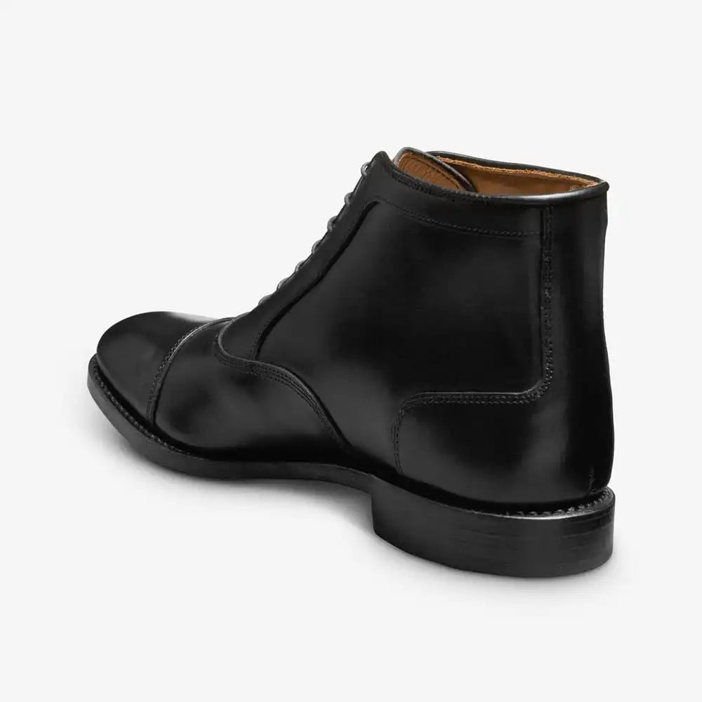 Park Avenue Cap-toe Oxford Dress Boot Black Leather