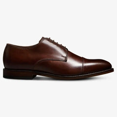 Park Avenue Cap-toe Derby Dress Shoe Mahogany Leather