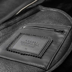Shearling Bomber Jacket Black
