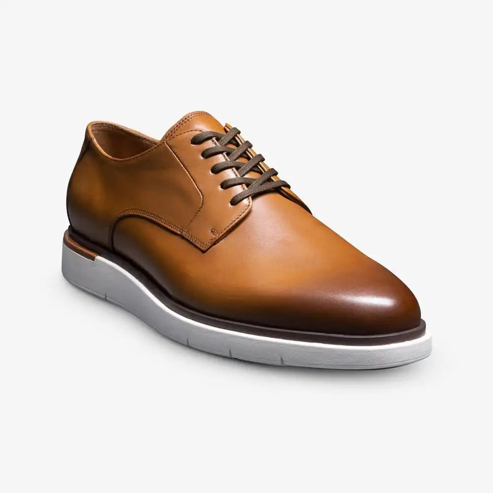 Carson Lace-up Hybrid Derby Walnut Leather