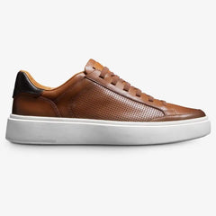 Oliver Slip-on Stretch-lace Sneaker Luggage Tan Leather