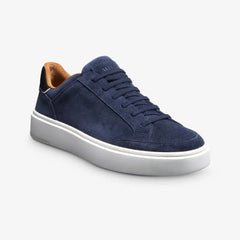 Oliver Slip-on Stretch-lace Sneaker Navy Suede