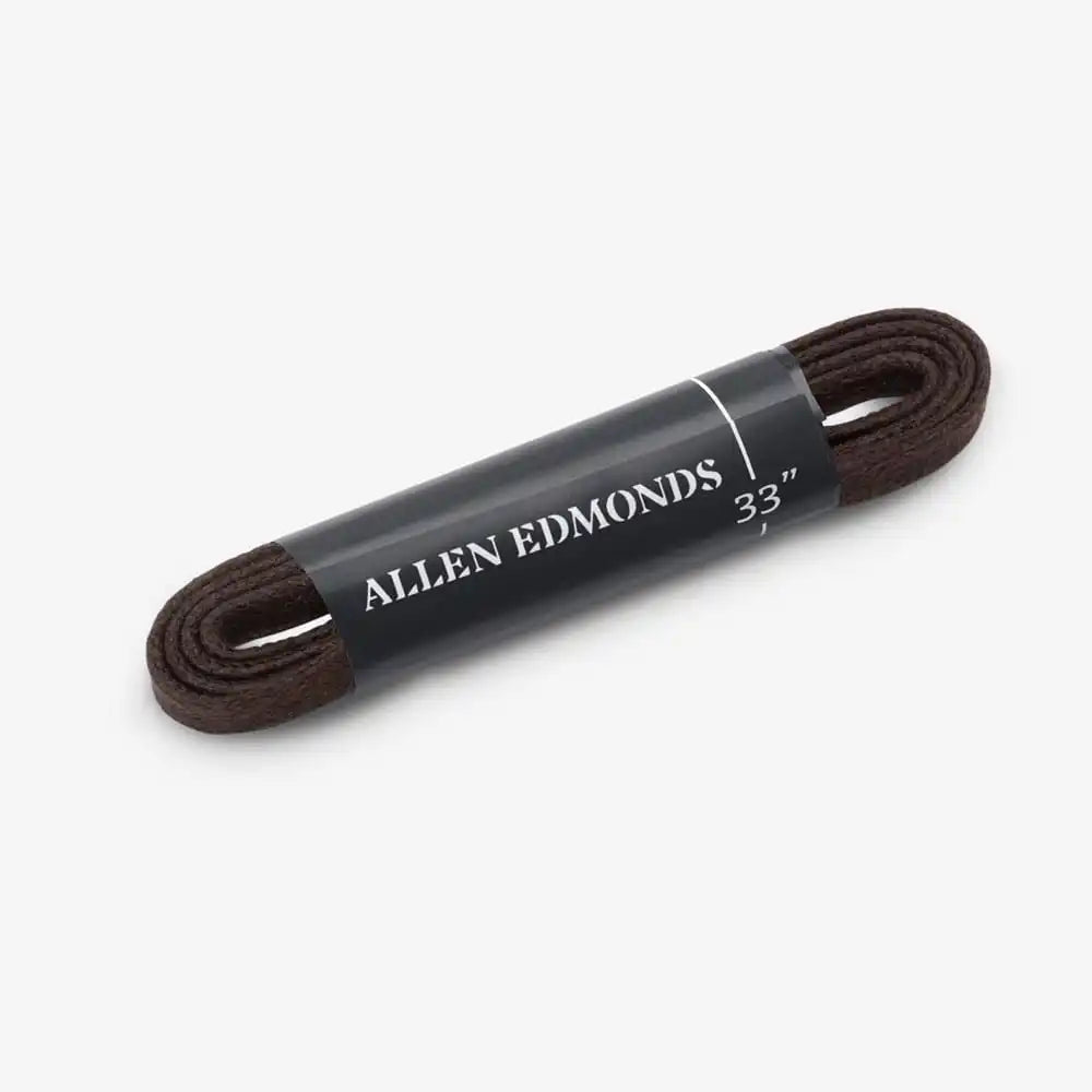 33" Flat Glazed Replacement Laces Brown