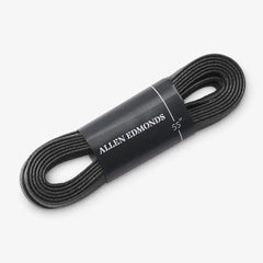 55" Flat Glazed Replacement Laces Black
