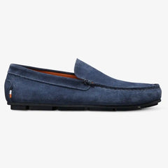Santiago Driving Loafer Navy Suede