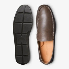 Santiago Driving Loafer Brown Leather