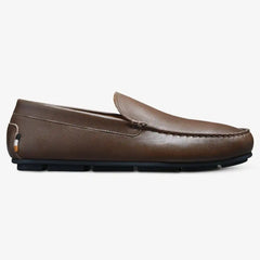 Santiago Driving Loafer Brown Leather