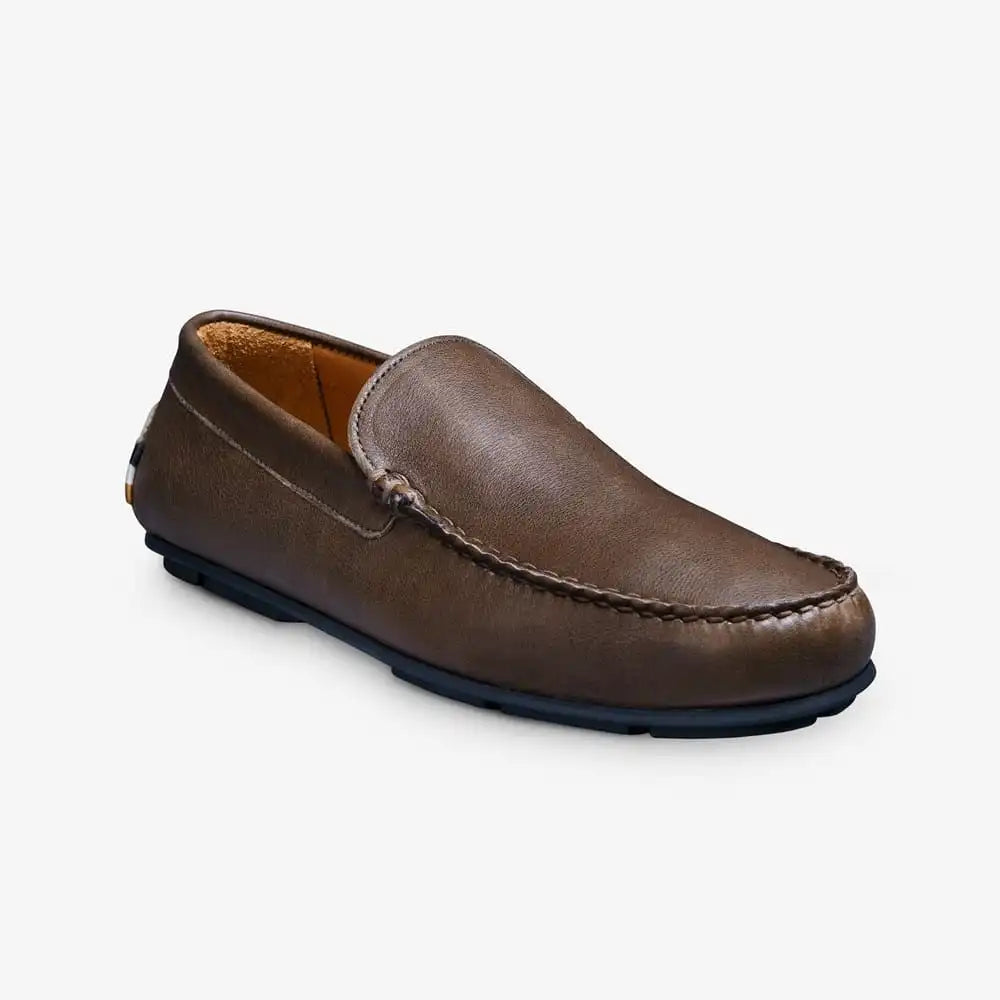 Santiago Driving Loafer Brown Leather