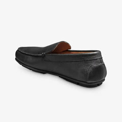 Santiago Driving Loafer Black Leather