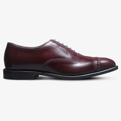 Fifth Avenue Cap-toe Oxford Dress Shoe Burgundy Leather