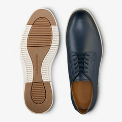 Carson Lace-up Hybrid Derby Navy Leather