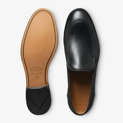 Randolph Venetian Slip-on Loafer Black Leather