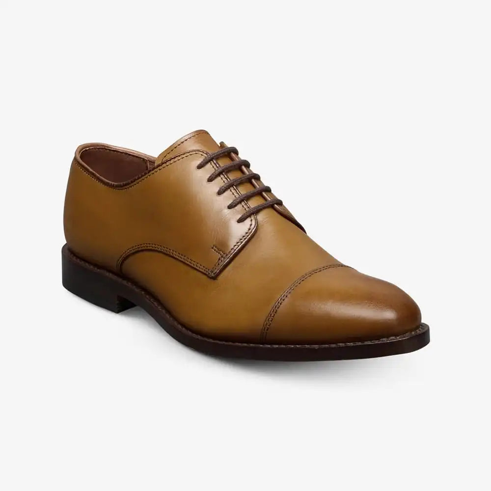 Park Avenue Cap-toe Derby Dress Shoe Walnut Leather
