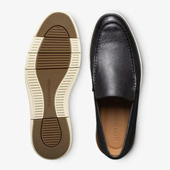 Carson Venetian Hybrid Slip-on Black Leather