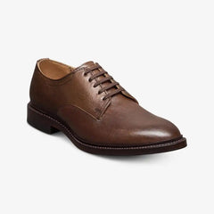 Trevor Plain-toe Derby Shoe Brown Leather