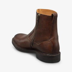 Tompkins Zip-up Boot Brown Leather
