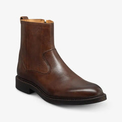 Tompkins Zip-up Boot Brown Leather