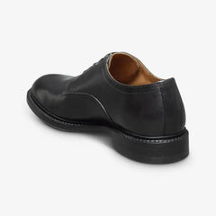 Trevor Plain-toe Derby Shoe Black Leather