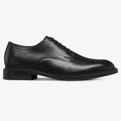 Trevor Plain-toe Derby Shoe Black Leather