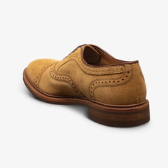 Strandmok Cap-toe Oxford with Dainite Rubber Sole Wheat Suede