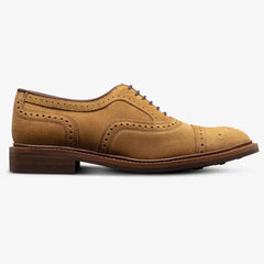 Strandmok Cap-toe Oxford with Dainite Rubber Sole Wheat Suede