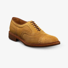 Strandmok Cap-toe Oxford with Dainite Rubber Sole Wheat Suede
