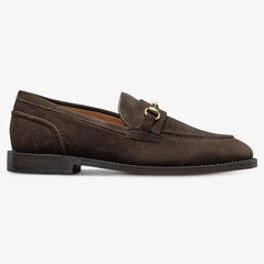 Randolph Bit Loafer Chocolate Suede