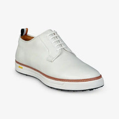 Cypress Derby Golf Shoe White Leather