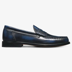 Newman Penny Loafer Antique Navy Leather