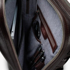 Leather Backpack Brown Leather