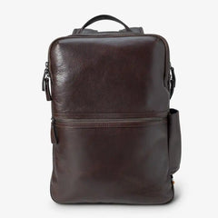 Leather Backpack Brown Leather