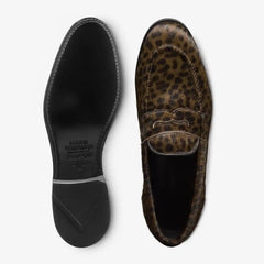 Randolph 2.0 Penny Loafer Leopard Pony Hair