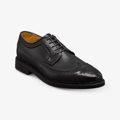 Mason Reserve Wingtip Derby Dress Shoe Black Leather