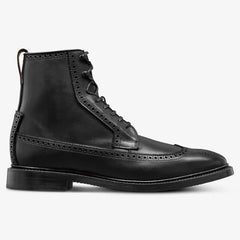 Maddox Reserve Wingtip Dress Boot Black Leather