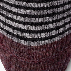 Fade Stripe Dress Socks Black