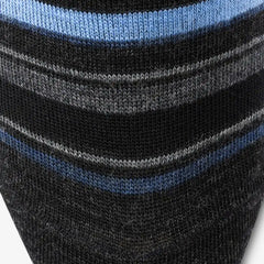 Multi Stripe Dress Socks Charcoal