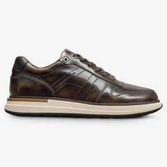Elliot Lace-up Sneaker Antique Bronze Leather