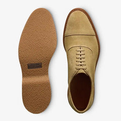 Park Avenue Verse Cap-toe Oxford Dress Shoe Bone Suede