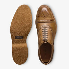 Strand Verse Cap-toe Oxford Dress Shoe Walnut Leather