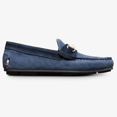 Sebastian Bit Driving Loafer Navy Suede Mix
