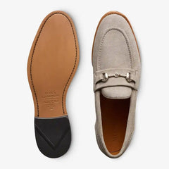 Randolph Bit Loafer Pewter Suede