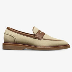Randolph Verse Penny Loafer Sand / Chili Suede & Leather Mix