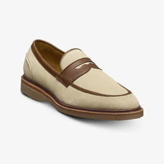 Randolph Verse Penny Loafer Sand / Chili Suede & Leather Mix