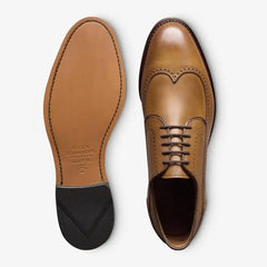 Winston Wingtip Dress Derby Walnut Leather