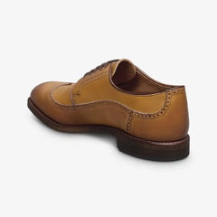 Winston Wingtip Dress Derby Walnut Leather