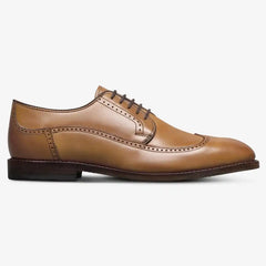 Winston Wingtip Dress Derby Walnut Leather