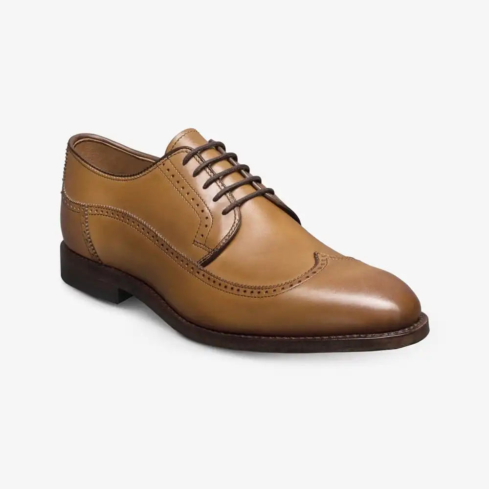 Winston Wingtip Dress Derby Walnut Leather